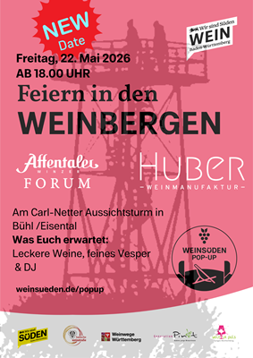 Weinsüden Pop-up verschoben auf 22.05.26
