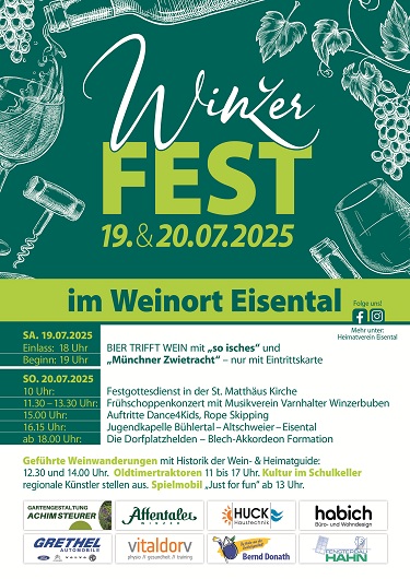 Flyer Winzerfest 2025