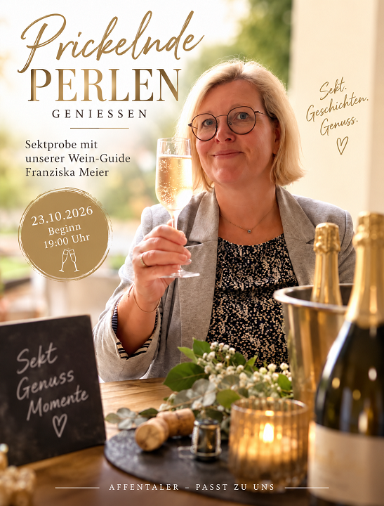 Sektprobe mit Franziska Meier